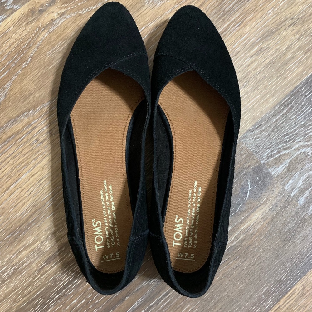 Toms! So cute and comfy.